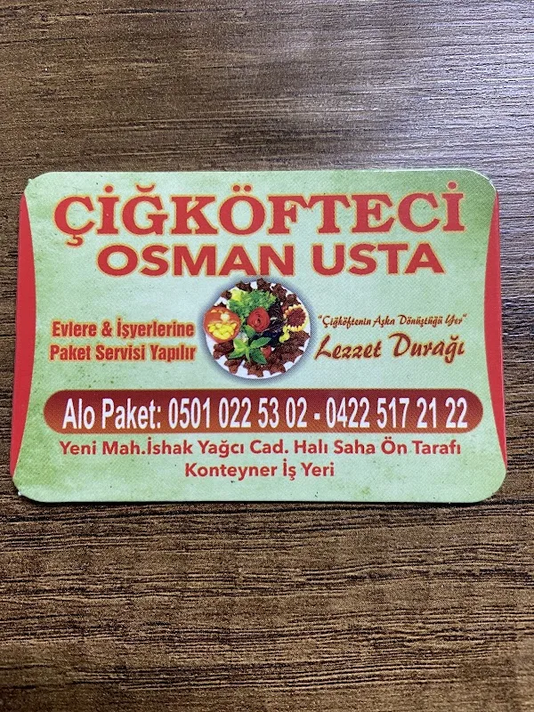 Çiğköfteci Osman usta