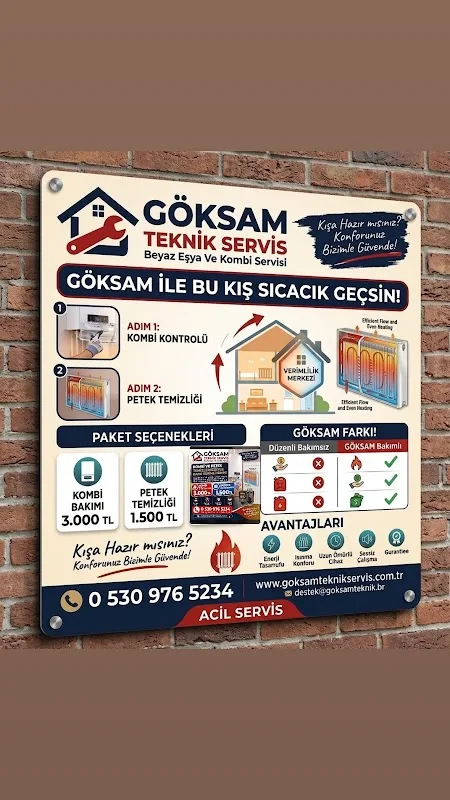 GÖKSAM TEKNİK Bağcılar beyaz eşya servisi