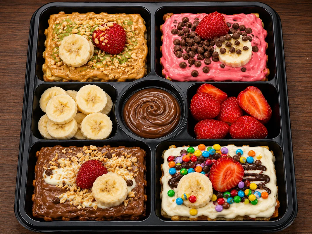 Mix waffle ve Bubble Tea aksemsettin