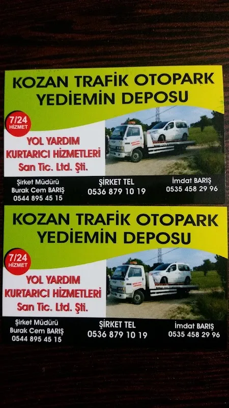 Kozan Trafik Otopark Yediemin Deposu
