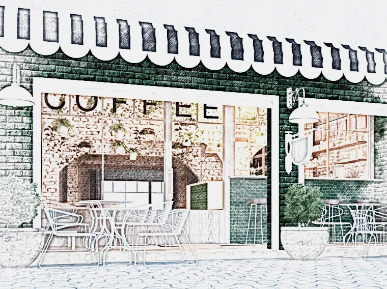 Green and Bean cafe