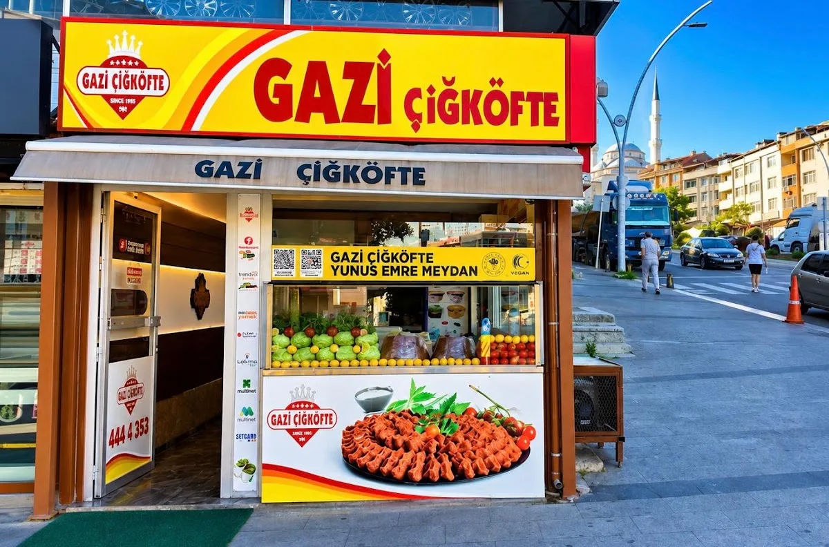 Gazi çiğköfte yunus emre mahallesi meydan