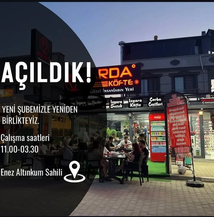 Arda köfte Enez Şubesi
