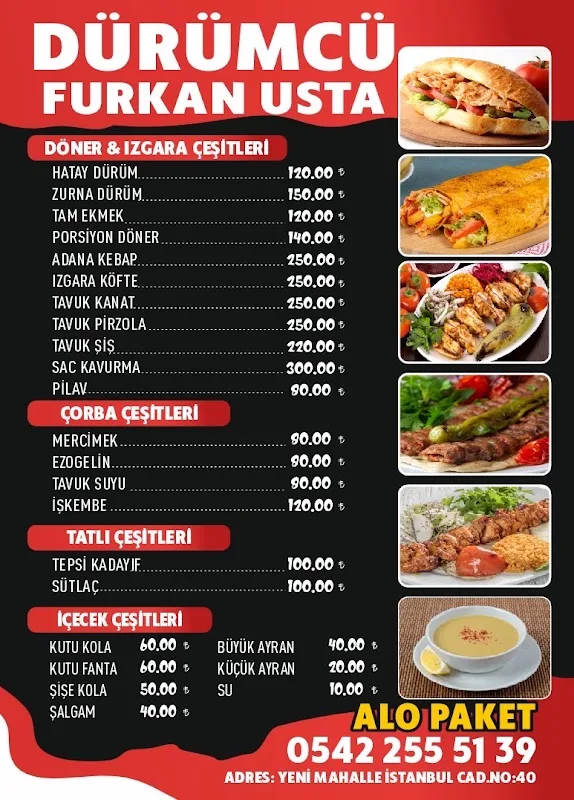 Dürümcü Furkan usta