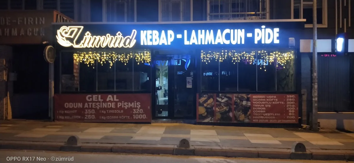 Zümrüd Kebap lahmacun pide restoran