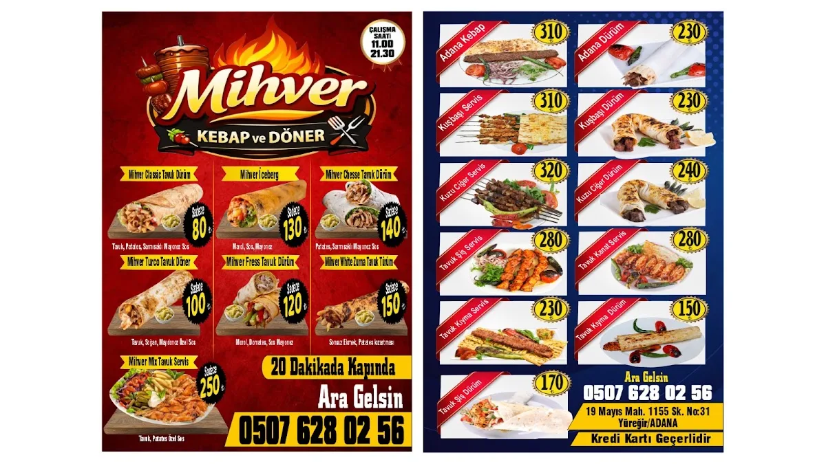 Mihver kebap ve döner
