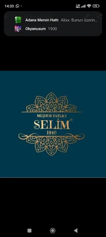Meşhur tatlıcı selim
