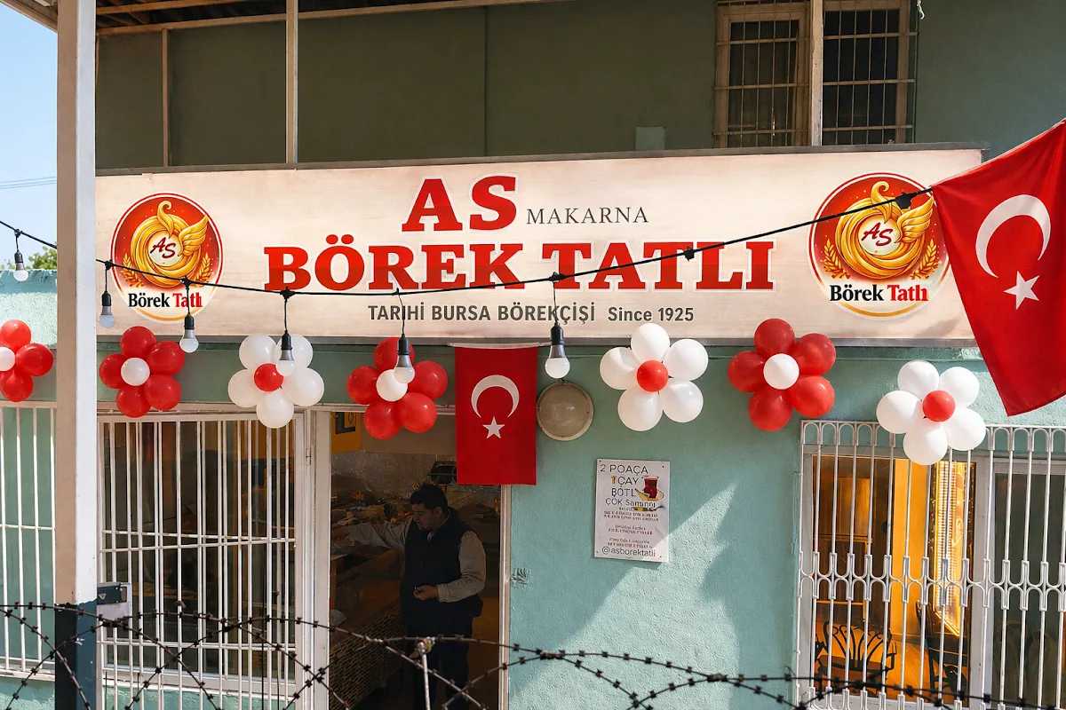 AS Börek Tatlı - Tarihi Bursa Börekçisi