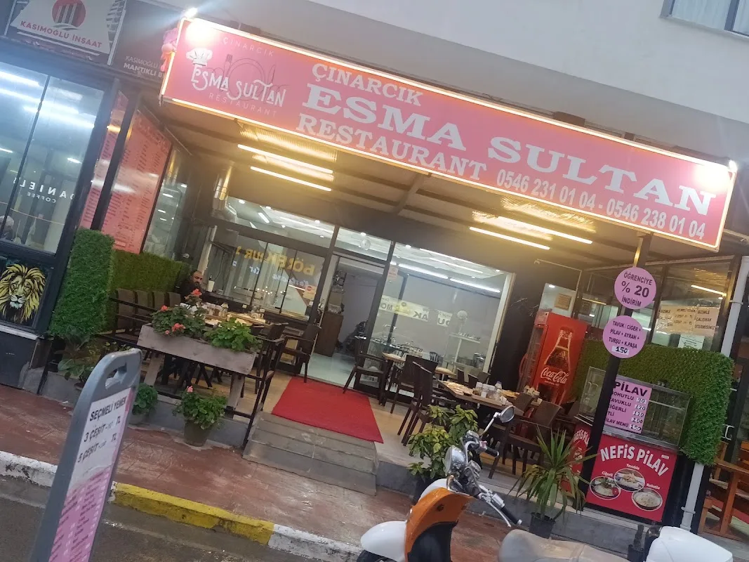 Çınarcık Esma Sultan restoran
