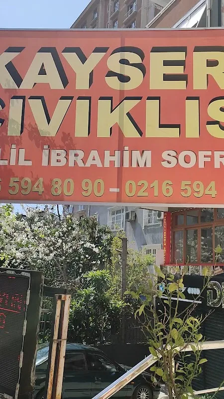 Kayseri DEVELİ CIVIKLISI Halilibrahim Sofrası