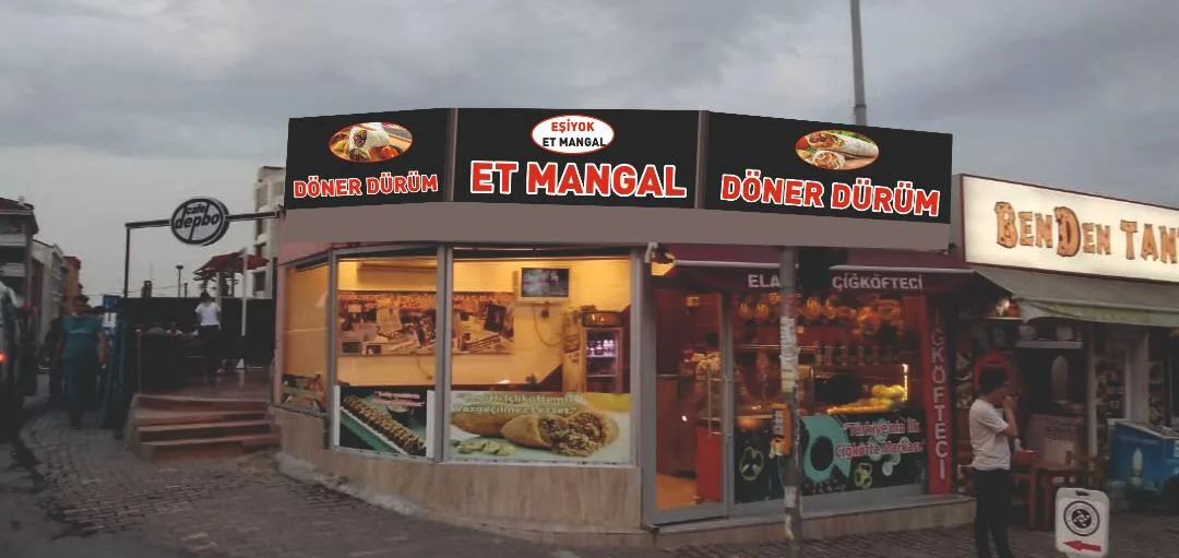 Eşiyok odun ateşinde tavuk döner