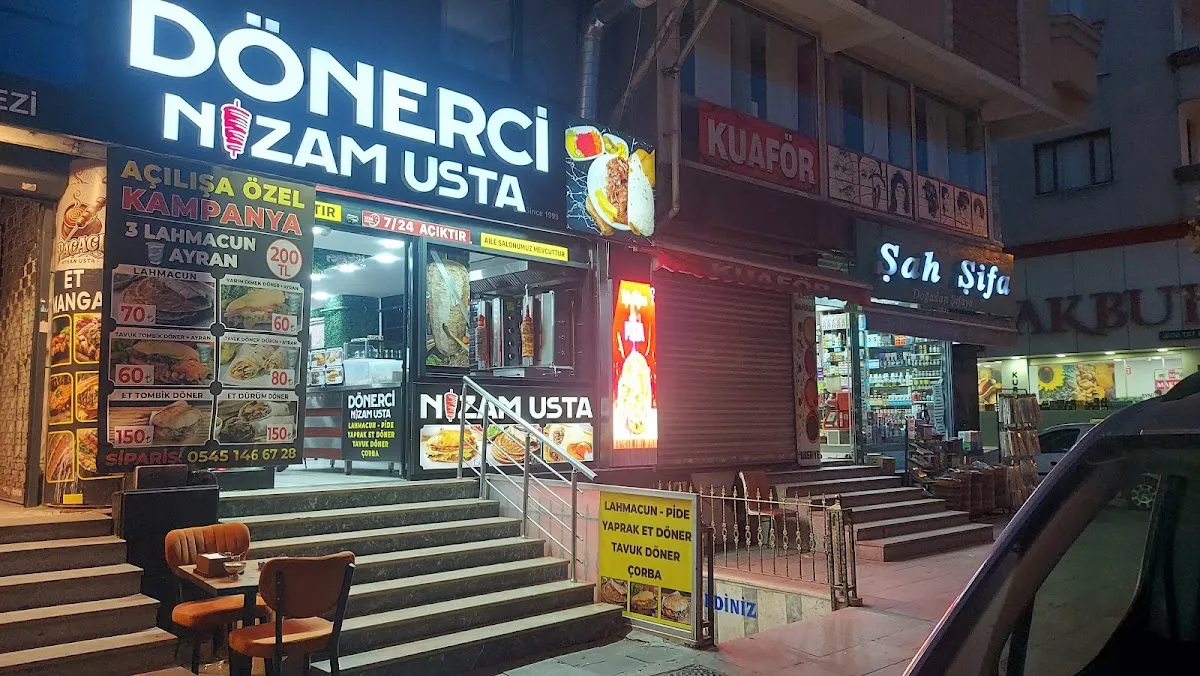nizam usta Döner kebab lahmacun pide salonu.