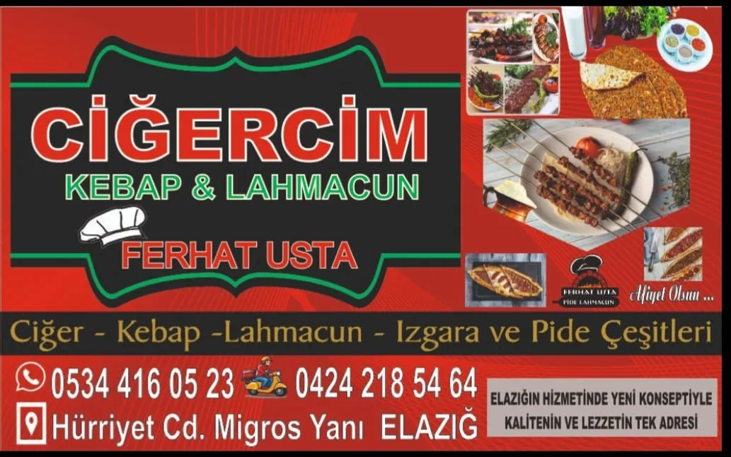 CİĞERCİM Ferhat Usta kebap lahmacun