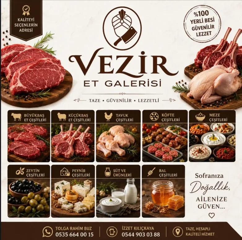 Nevşehir Gülşehir Vezir Et Galerisi Kasap
