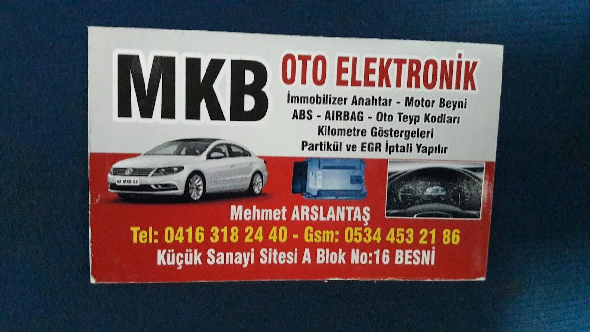 Mkb Oto Elektronik ve anahtar