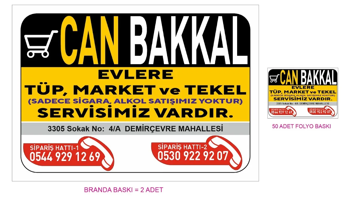 Can market (bakkal)