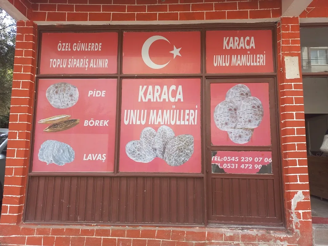 Karaca unlu mamulleri tırnak pide lavaş börek