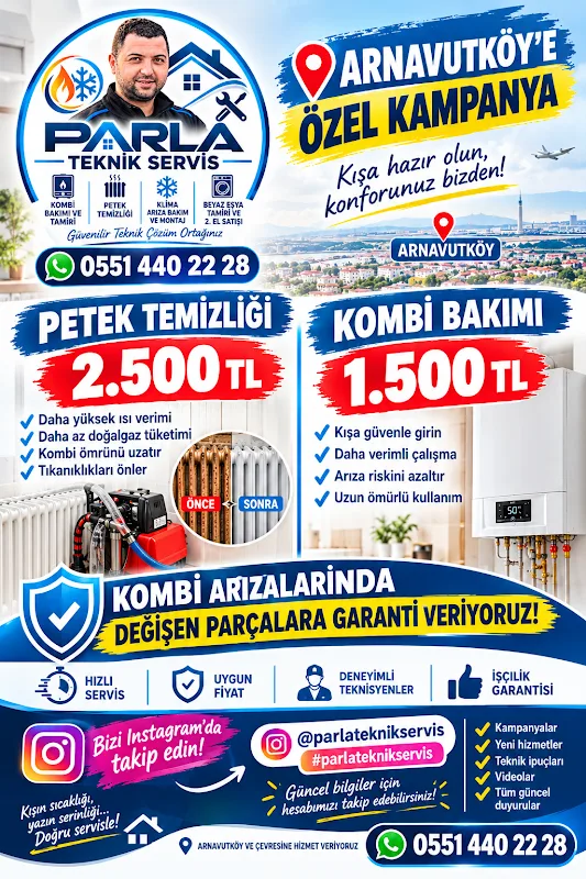PARLA KLİMA VE KOMBİ TEKNİK SERVİSİ