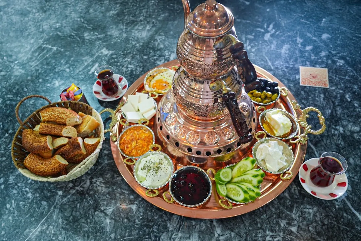 Small turkish coffee breakfast