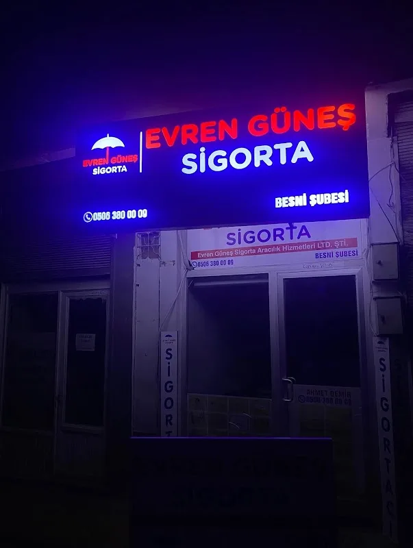 Evren Güneş Sigorta Besni Şubesi