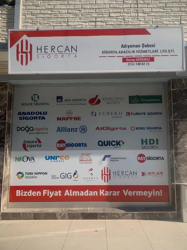 Hercan Sigorta Adıyaman Şube