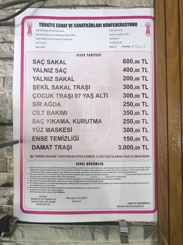 SALOoN Mehmet ULu | Adana Erkek Kuaförü | Adana Erkek Berberi Saç Sakal Tasarımı